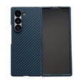 thumbnail image 1 of Allytechgroup for Galaxy Z Fold 6 Case with Screen Protector, Magnetic Back Cover [Compatible with Magsafe] Slim Fit Shell Carbon Fiber Anti-Scratch Phone Case for Samsung Galaxy Z Fold 6,Blue, 1 of 10