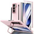 thumbnail image 1 of Allytechgroup Galaxy Z Fold 6 Case with Stylus Pen, Build in Screen Protector S Pen Holder Full Body Shockproof Anti-Scratch Camera Lens Kickstand Rugged Phone Case Cover for Samsung Galaxy Z Fold 6, 1 of 12