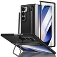 thumbnail image 1 of Allytechgroup Galaxy Z Fold 6 Case with Stylus Pen, Build in Screen Protector S Pen Holder Full Body Shockproof Anti-Scratch Camera Lens Kickstand Rugged Phone Case Cover for Samsung Galaxy Z Fold 6, 1 of 12