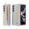 thumbnail image 1 of Allytechgroup Galaxy Z Fold 6 Case with Stylus Pen, Slim Fit Shockproof Stylish Macalon Color Back Cover Bumper Rugged Hybrid Phone Case for Samsung Galaxy Z Fold 6, Lightgray, 1 of 7