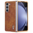 thumbnail image 1 of Allytechgroup Galaxy Z Fold 6 Phone Case, Stylish Crocodile Pattern Slim Fit Shockproof Anti-Scratch Bumper Lightweight Case Cover for Samsung Galaxy Z Fold 6, Brown, 1 of 8