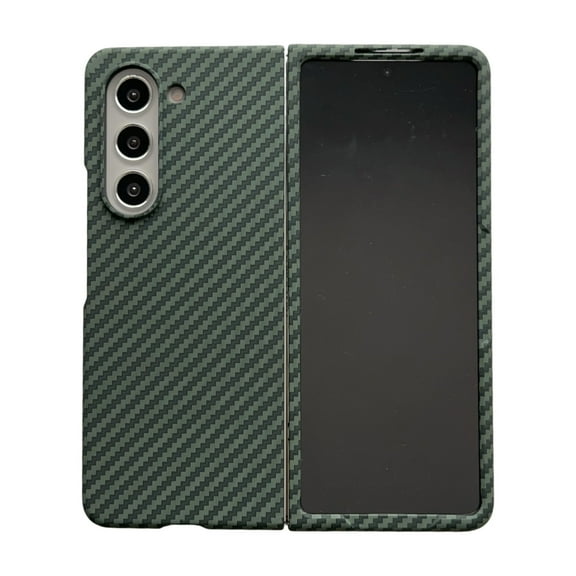 Allytechgroup for Galaxy Z Fold 7 Case with Screen Protector, Magnetic Back Cover [Compatible with Magsafe] Slim Fit Shell Carbon Fiber Anti-Scratch Phone Case for Samsung Galaxy Z Fold 7,Green