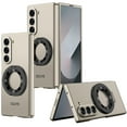 thumbnail image 1 of Allytechgroup Galaxy Z Fold 7 Case with Screen Protector, Magnetic Cover Wireless Charging Support Ring Holder Kickstand Shockproof Protective Phone Case for Samsung Galaxy Z Fold7, Titaniumgray, 1 of 7