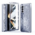 thumbnail image 1 of Allytechgroup for Galaxy Z Fold 7 Flip Case with Screen Protection, Hinge Protection Shockproof PC Back Cover Ani-Scratch Luxury Bumper Phone Case for Samsung Galaxy Z Fold 7 Women Men, Blue, 1 of 7