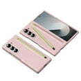 thumbnail image 1 of Allytechgroup Galaxy Z Fold5 Case with Screen Protector + Stylus Pen, Full Body Protective Bumper Scratch-Proof Rugged Phone Case for Samsung Galaxy Z Fold 5, Pink, 1 of 7