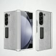 thumbnail image 1 of Allytechgroup Galaxy Z Fold6 Case Screen Protector, Invisible Stand Magnetic Back Cover Compatible with Magsafe Shockproof Anti-Scratch Bumper Rugged Phone Case for Samsung Galaxy Z Fold 6, Silver, 1 of 12