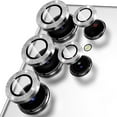 thumbnail image 1 of Allytechgroup Glitter Bling Camera Lens Protector for Samsung Galaxy S25 Ultra, Individual Lens Protector Sparkly S25 Ultra Camera Cover Ring Clear Tempered Glass 9H Case Friendly, Silver, 1 of 7