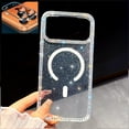 thumbnail image 1 of Allytechgroup Glitter Bling Case for Apple iPhone 17 Pro, with Camera Lens Protector [Compatible with Magsafe] Sparkle Stylish Luxury Anti-Scratch Magnetic Clear Phone Case for Women Girls, 1 of 9