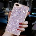 thumbnail image 1 of Allytechgroup Glitter Bling Case Compatible with Apple iPhone 8 Plus/ 7 Plus for Girls Women, Slim Fit Soft TPU Back Cover Anti-Scratch Bumper Shockproof Phone Case for iPhone 8 Plus/ 7 Plus, Purple, 1 of 5