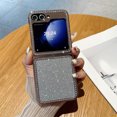 thumbnail image 1 of Allytechgroup Glitter Bling Case for Samsung Galaxy Z Flip 6 /Galaxy Z Flip 5 - Slim Fit Luxury Back Cover with Shiny Diamond Anti-Scratch Shockproof Cover Case for Girls Women, Silver, 1 of 8