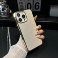 thumbnail image 1 of Allytechgroup Glitter Bling Phone Case for Apple iPhone 15, Slim Fit Luxury Bumper Shockproof Anti-Scratch Fashionable Back Cover Case for Girls Women, Gold, 1 of 6