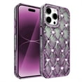 thumbnail image 1 of Allytechgroup Glitter Case for iPhone 17, Slim Lightweight Hard PC Rugged with Bling Sparkly Diamond Rhinestones Anti-Fingerprint Non-Slip Shockproof Back Cover for iPhone 17, Purple, 1 of 6
