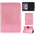 thumbnail image 1 of Allytechgroup Glitter Smart Case for Amazon Kindle Fire Max 11 13th Gen 2023, Slim Fit PU Leather Multi Angle Viewing Stand Shockproof Bumper Flip Folio Cover Case for Fire Max 11,  Pink, 1 of 10