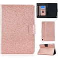 thumbnail image 1 of Allytechgroup Glitter Smart Case for Amazon Kindle Fire Max 11 13th Gen 2023, Slim Fit PU Leather Multi Angle Viewing Stand Shockproof Bumper Flip Folio Cover Case for Fire Max 11,  Rosegold, 1 of 10