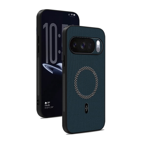 Allytechgroup for Google Pixel 10 /10 Pro Back Cover Anti-Scratch Wireless Charging Case, Slim PU Leather Protective Rugged Heat Dissipation Non-Slip Shockproof Bumper for Women Men