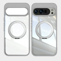 Allytechgroup for Google Pixel 10 /10 Pro Case with Camera Lens Protector, Rugged Shockproof Kickstand Bumper Ring Holder Slim Fit Drop Proof Phone Case for Google Pixel 10 /10 Pro, Gray