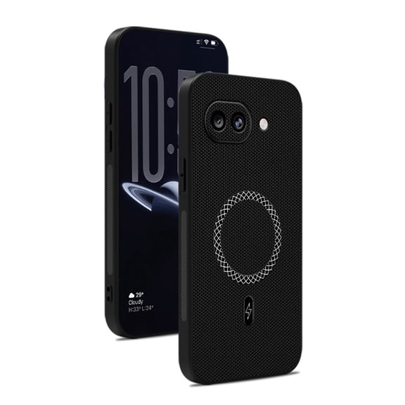 Allytechgroup for Google Pixel 10A Back Cover Anti-Scratch Wireless Charging Case, Slim PU Leather Protective Rugged Heat Dissipation Non-Slip Shockproof Bumper for Women Men