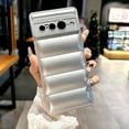 thumbnail image 1 of Allytechgroup for Google Pixel 3 XL Case, Buffer Back Cover Stylish Design Shockproof Soft Silicone Rugged Anti-Scratch Phone Case Cover for Google Pixel 3 XL, Silver, 1 of 6
