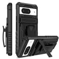 thumbnail image 1 of Allytechgroup Rotating Belt Clip, Kickstand Military Grade Drop Protection Cell Phone Case for Google Pixel 6a, Black, 1 of 15