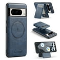 thumbnail image 1 of Allytechgroup Google Pixel 7 Pro Wallet Case with Card Holder, PU Leather Shockproof Magnetic Cover Case Compatible with Magsafe Wireless Charging Phone Case for Google Pixel 7 Pro, Blue, 1 of 8