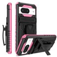 thumbnail image 1 of Allytechgroup for Google Pixel 8 Case with Belt Clip Holster, Slim Phone Not Hot/Fast Heat Dissipation Case with Kickstand Military Grade Drop Protection for Google Pixel 8, Pink, 1 of 15