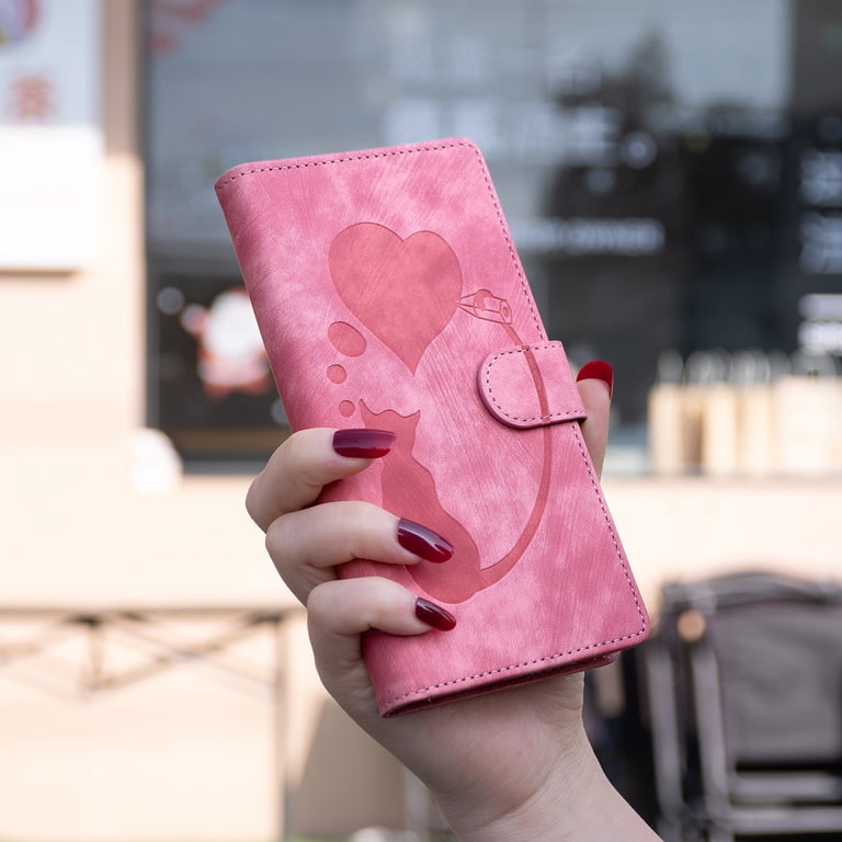 Allytechgroup Google Pixel 8 Case Wallet, Cute Cat Heart Stylish PU Leather  Flip Cover Stand Magnetic Closure Bumper Shockproof Phone Case for Google  Pixel 8, Pink - Walmart.com