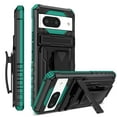 thumbnail image 1 of Allytechgroup for Google Pixel 9 / 9 Pro Case with Belt Clip Holster, Slim Phone Not Hot/Fast Heat Dissipation Case with Kickstand Military Grade Drop Protection for Google Pixel 9 / 9 Pro, Darkgreen, 1 of 15