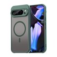 thumbnail image 1 of Allytechgroup for Google Pixel 9 Case, Compatible with Magsafe Matte Transparent Slim Fit Rugged Hybrid TPU PC Hard Shell Phone Case Covere for Google Pixel 9, Green, 1 of 7