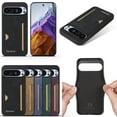 thumbnail image 1 of Allytechgroup for Google Pixel 9 Case, Premium PU Leather Slim Fit Comfortable Grip Shockproof Anti-Scratch Bumper Phone Case Cover for Google Pixel 9 Women Men, Black, 1 of 5