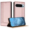 thumbnail image 1 of Allytechgroup Google Pixel 9 Case Wallet, Business Type Case Premium PU Leather Retro Flip Kickstand Cards Slots Shockproof Phone Case for Google Pixel 9, Rosegold, 1 of 6