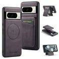 thumbnail image 1 of Allytechgroup Google Pixel 9 Pro XL Wallet Case with Card Holder, PU Leather Shockproof Magnetic Cover Case Compatible with Magsafe Wireless Charging Phone Case for Google Pixel 9 Pro XL, Purple, 1 of 8
