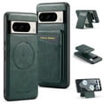 thumbnail image 1 of Allytechgroup Google Pixel 9 Pro XL Wallet Case with Card Holder, PU Leather Shockproof Magnetic Cover Case Compatible with Magsafe Wireless Charging Phone Case for Google Pixel 9 Pro XL, Green, 1 of 8