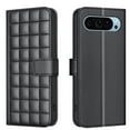 thumbnail image 1 of Allytechgroup Google Pixel 9 Pro XL Wallet Case Cover, Hand Wrist Grid Design Stylish Shockproof Cards Slots RFID Blocking Phone Case Cover for Women Men, Black, 1 of 7