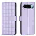 thumbnail image 1 of Allytechgroup Google Pixel 9 Pro XL Wallet Case Cover, Hand Wrist Grid Design Stylish Shockproof Cards Slots RFID Blocking Phone Case Cover for Women Men, Purple, 1 of 7