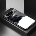 thumbnail image 1 of Allytechgroup for Google Pixel 9A Case, Glass Back Cover Galaxy Series Sleek Anti-Scratch Shockproof Bumper Slim Fit Shell Cover for Google Pixel 9A 6.3" - Galaxy White, 1 of 8