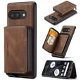 thumbnail image 1 of Allytechgroup for Google Pixel 9A Phone Case, RFID Blocking Detachable Cards Slots Zipper Wallet Premium PU Leather Shockproof Protective Wallet Cover Case for Google Pixel 9A, Brown, 1 of 10