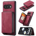 thumbnail image 1 of Allytechgroup for Google Pixel 9A Phone Case, RFID Blocking Detachable Cards Slots Zipper Wallet Premium PU Leather Shockproof Protective Wallet Cover Case for Google Pixel 9A, Red, 1 of 10