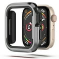 thumbnail image 1 of Allytechgroup Hard PC Bumper Case for Apple Watch Series 6/5/4/SE 44mm,Ultra-Thin Protective Cover Frame [NO Screen Protector] for iWatch Series 6/5/4/SE 44mm, Garyblack, 1 of 9