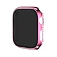 thumbnail image 1 of Allytechgroup Hard PC Case Compatible for Apple Watch Series 6/5/4/SE 40mm, [Privacy Screen Protector] Ultra-Thin Overall Shockproof Protective Cover for iWatch Series 6/5/4/SE 40mm, Pink, 1 of 5