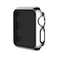 thumbnail image 1 of Allytechgroup Hard PC Case Compatible for Apple Watch Series 9/8/7 41mm, [Screen Protector] Ultra-Thin Overall Shockproof Protective Cover for iWatch Series 9/8/7 41mm, Silver, 1 of 5