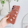 thumbnail image 1 of Allytechgroup Heart Charm Case for Apple iPhone 16, iPhone 16 Cover, Stylish and Fun Protection with Unique Heart Keychain Shockproof Anti-Scratch Case for Girls Women,Pink, 1 of 6