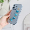 thumbnail image 1 of Allytechgroup Heart Charm Case for Samsung Galaxy S25 Ultra, Samsung Galaxy S25 Ultra Cover, Stylish and Fun Protection with Unique Heart Keychain Shockproof Anti-Scratch Case for Girls Women, Blue, 1 of 6