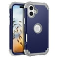thumbnail image 1 of Allytechgroup Heavy Duty Case for iPhone 17, Soft TPU + Rugged PC Triple-Layers Four Corners Protection Shockproof Anti-Scratch Case for iPhone 17, Blue, 1 of 6