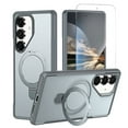 thumbnail image 1 of Allytechgroup Heavy Duty Shockproof Galaxy A16 5G Case with Screen Protector, Rugged Phone Case for Samsung Galaxy A16 5G Compatible withMagSafe & Car Mount Kickstand Ring Cover, Gray, 1 of 6