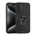 thumbnail image 1 of Allytechgroup Hybrid TPU PC Back Cover Case for Samsung Galaxy A32 5G, Military Grade Shockproof Ring Holder Kickstand Compatible with Car Mount Phone Case for Women Men, Black, 1 of 7