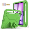 thumbnail image 1 of Allytechgroup Kids Case for Apple iPad Air 13 Inch M2 2024, EVA Lightweight Kickstand Bumper Shockproof Handle Children Proof Protective Case Cover for Girls Boys, Green, 1 of 6