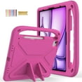 thumbnail image 1 of Allytechgroup Kids Case for Apple iPad Air 13 Inch M2 2024, EVA Lightweight Kickstand Bumper Shockproof Handle Children Proof Protective Case Cover for Girls Boys, Rose, 1 of 6