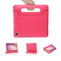 Allytechgroup Kids Case for Lenovo Tab One 8.7" / Tab K9, EVA Rubber Heavy Duty Protective Shockproof Handle Stand Lightweight Kids Friendly Case Cover for Lenovo Tab K9 8.7 Inch, Rose