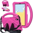 thumbnail image 1 of Allytechgroup Kids Case for Onn 7 Inch Tablet 2024 (Model:100135924), Onn 7 2024 Case with Shoulder Strap, Shockproof Protective Cover with Handle Stand for Onn 7 Inch Tablet Case 2024, Rose, 1 of 6