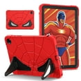 thumbnail image 1 of Allytechgroup Kids Case for Samsung Galaxy Tab A9 Plus, Built-in Kickstand Military Grade Drop Protection Shockproof Hybrid Boy Girl Children Cover for Galaxy Tab A9+ 11 Inch 2023, Red + Black, 1 of 8